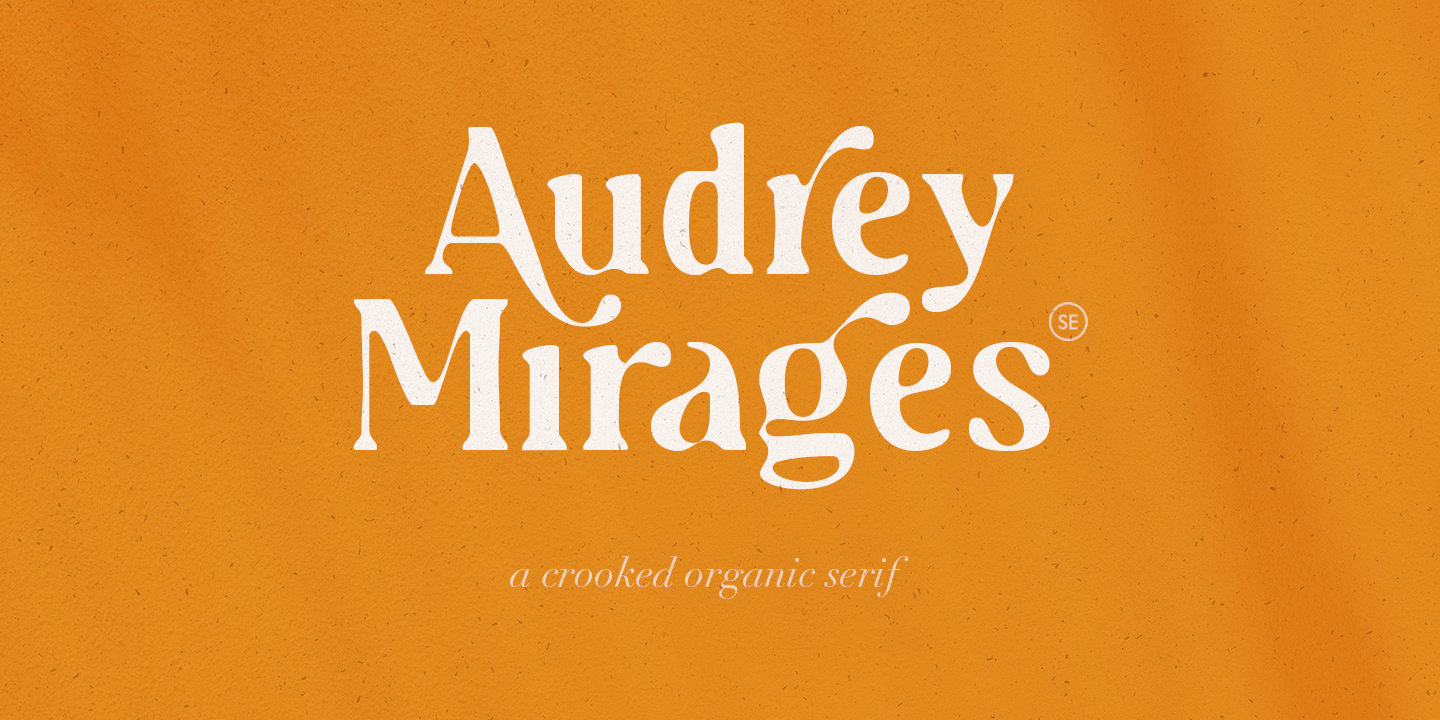 Пример шрифта Audrey Mirages